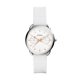 Bracelet de montre Fossil ES4223 Silicone Blanc 16mm
